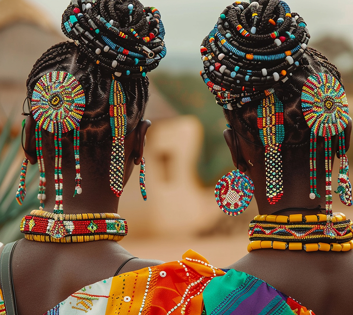 Femmes en tenues traditionnelles